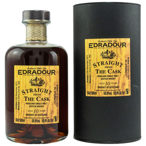 Edradour 10 Year Old (D.2011, B.2022) Straight from the Cask (Sherry Butt) Scotch Whisky | 500ML at CaskCartel.com