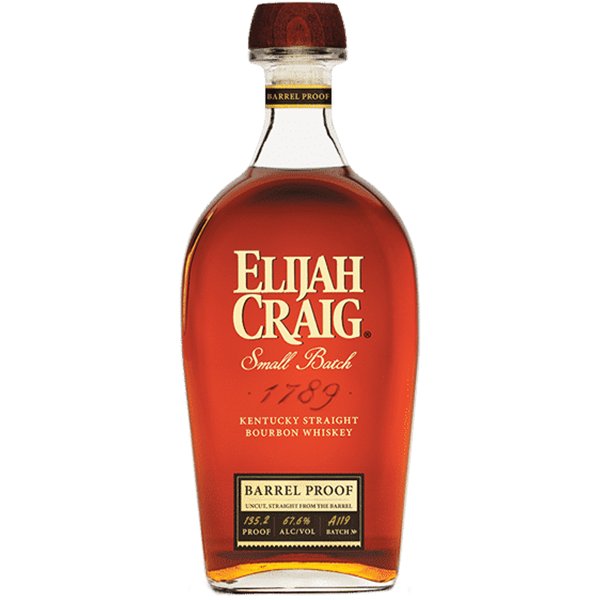 Elijah Craig Barrel Proof 135.2 Proof Batch A119 Bourbon Whiskey