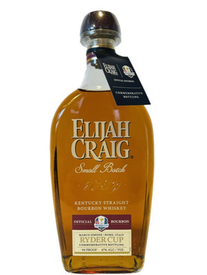 Elijah Craig Small Batch Bourbon Ryder Cup 2023 Whiskey | 700ML at CaskCartel.com