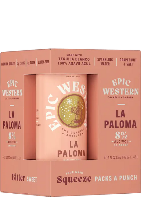 Epic Western La Paloma Cocktail | 4x355ML at CaskCartel.com
