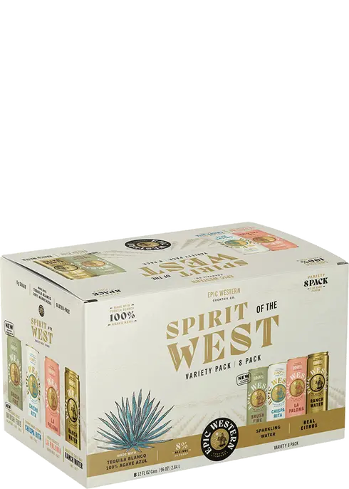 Epic Western Spirit Of The West Variety Pack Cocktail | 8x355ML at CaskCartel.com