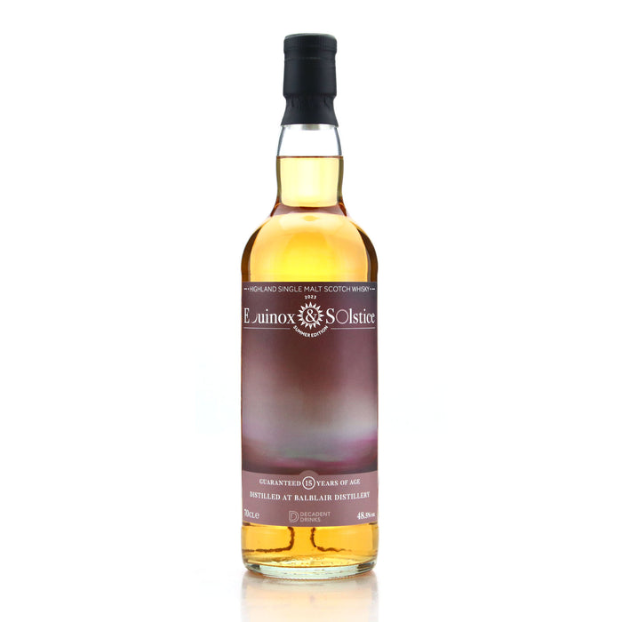 Balblair 15 Year Old Equinox & Solstice Summer 2023 (Decadent Drinks) Scotch Whisky | 700ML