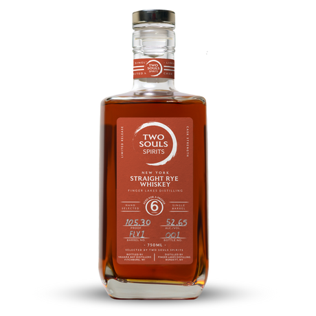 Two Souls Spirits 6 Year Old Finger Lakes Distilling New York Straight Rye Whiskey at CaskCartel.com
