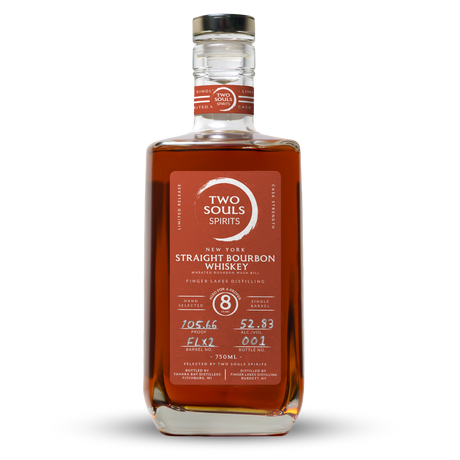 Two Souls Spirits 8 Year Old Finger Lakes Distilling New York Straight Wheated Bourbon Whiskey at CaskCartel.com