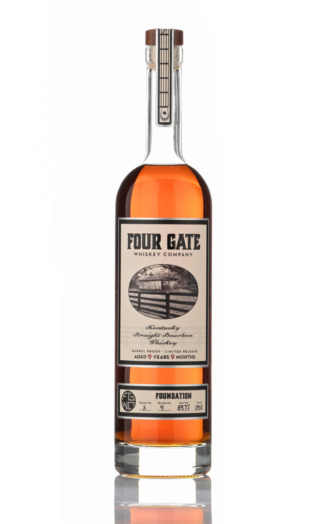 Four Gate Batch 3 "Foundation" Barrel Proof Straight Bourbon Whiskey