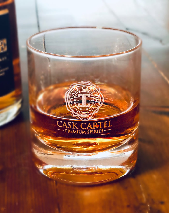 Cask Cartel | Limited Edition | Double Old Fashioned Rocks Glass Set of Two -11oz