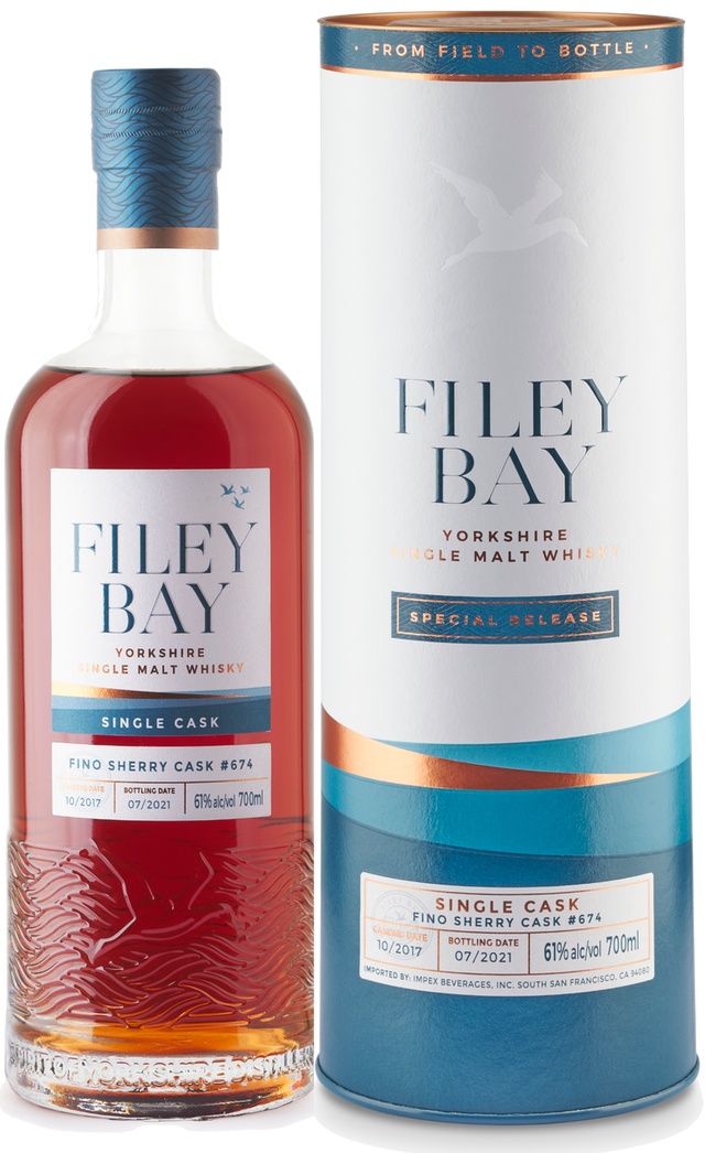 Filey Bay ex Fino Sherry Cask # 674 Yorkshire Single Malt Whiskey | 700ML at CaskCartel.com
