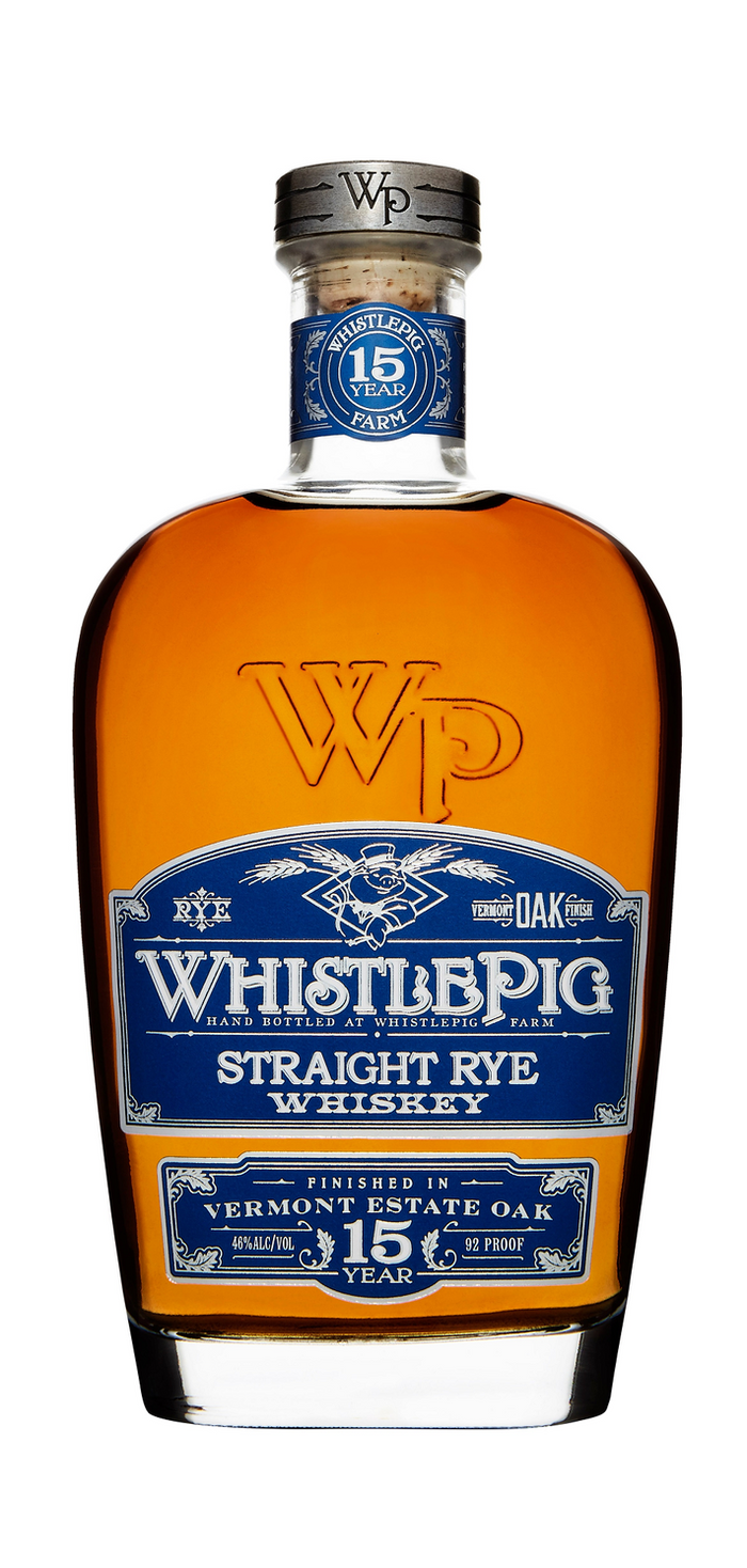 WhistlePig 15 Year Old Vermont Oak Estate Rye Whiskey