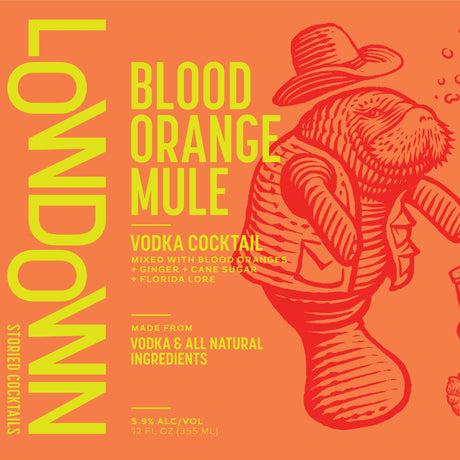 Florida Ave Blood Orange Mule Vodka Cocktail | 4x355ML at CaskCartel.com