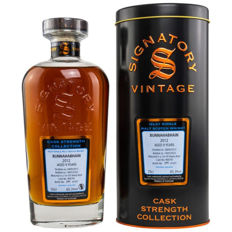 Bunnahabhain 9 Year Old (D.2012, B.2022) Signatory Vintage Scotch Whisky | 700ML at CaskCartel.com