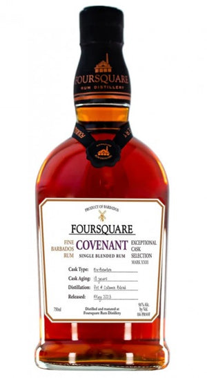 Foursquare Covenant Exceptional Cask 18 Year Old Rum at CaskCartel.com