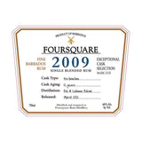 Foursquare 2009 Single Blended Rum at CaskCartel.com