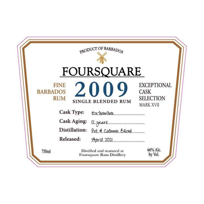 Foursquare 2009 Single Blended Rum