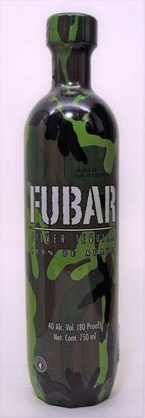 Fubar Silver Green Bottle Tequila