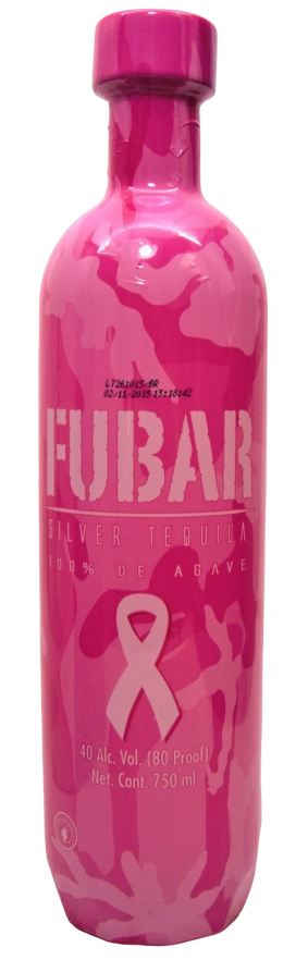 Fubar Silver Pink Bottle Tequila - CaskCartel.com