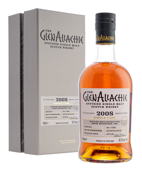 GlenAllachie 13 Year Old Chinquapin Oak Cask # 6913 (2008) Scotch Whisky | 700ML at CaskCartel.com