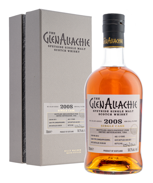 GlenAllachie 13 Year Old Chinquapin Oak Cask # 6913 (2008) Scotch Whisky | 700ML at CaskCartel.com