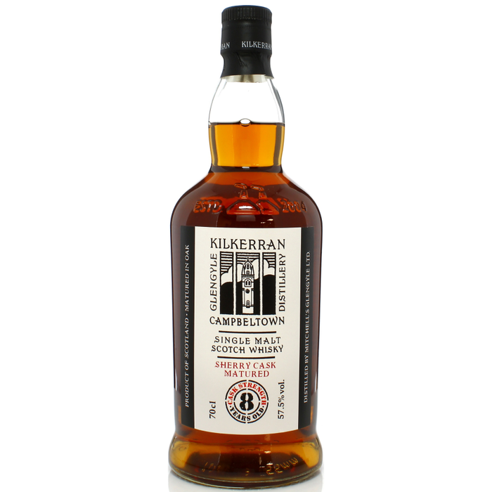 Kilkerran Cask Strength 100% Sherry Maturation 8 Year Old Whisky | 700ML