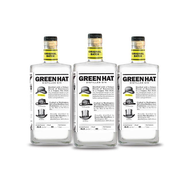 [BUY] Green Hat | Original Batch Gin (3) Bottle Bundle at CaskCartel.com
