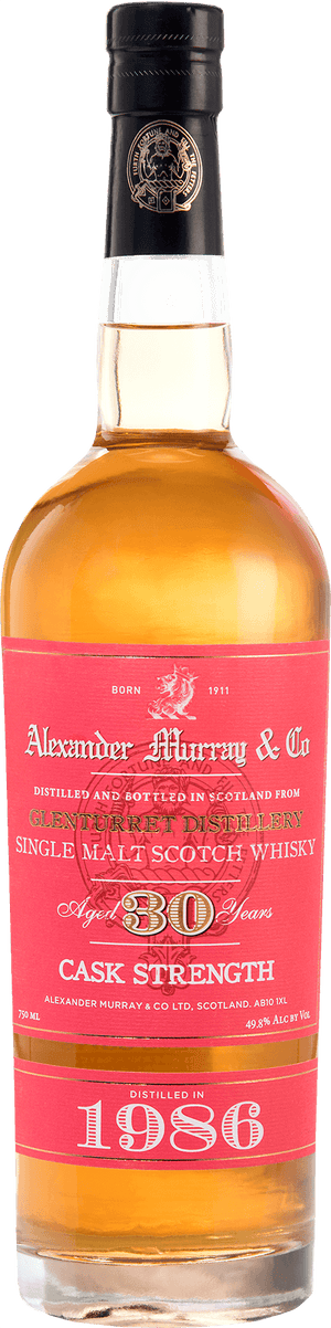 Alexander Murray 1986 Glenturret 30 Year Old Single Malt Scotch Whisky - CaskCartel.com