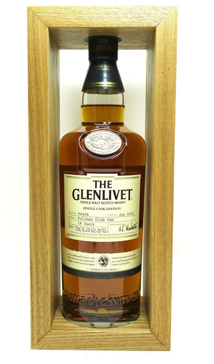 The Glenlivet Single Cask Pullman Club Car 18 Year Old Single Malt Scotch Whisky