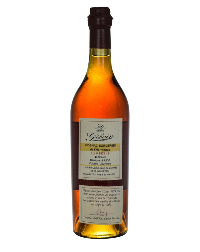 Giboin Millesime Lot # 1974 - 8 Cognac | 700ML at CaskCartel.com