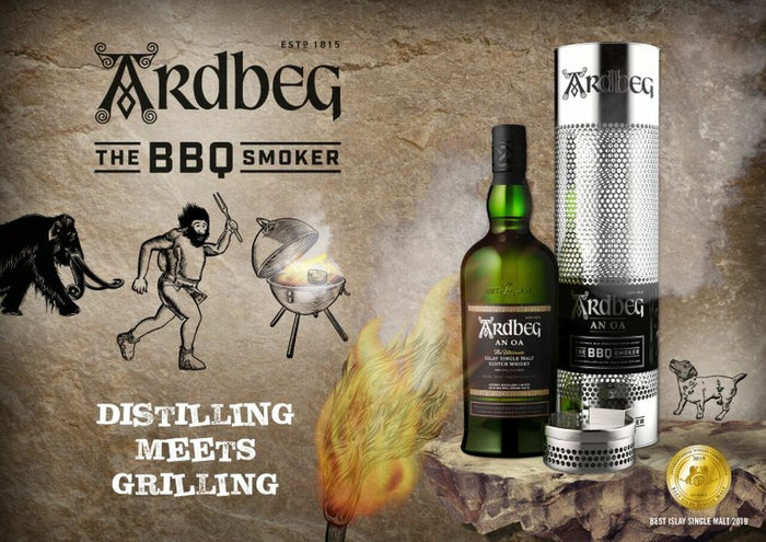 Ardbeg 'An Oa' | 'The BBQ Smoker' | The Ultimate Islay Single Malt Scotch Whisky Gift Set
