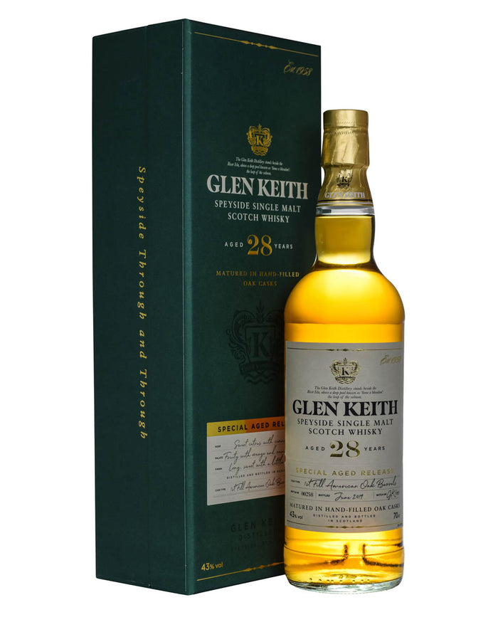 Glen Keith 28 Year Old Special Aged Release Scotch Whisky | 700ML