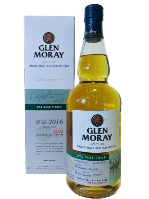 Glen Moray 2016 Curiosity Rye Cask Finish Scotch Whisky | 700ML