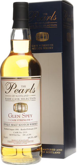 Glen Spey (D.1991, B.2016) The Pearls of Scotland Scotch Whisky | 700ML at CaskCartel.com