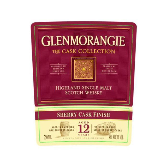 Glenmorangie The Cask Collection 12 Year Old Sherry Cask Finish Highland Single Malt Scotch Whisky - CaskCartel.com