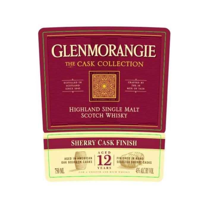 Glenmorangie The Cask Collection 12 Year Old Sherry Cask Finish Highland Single Malt Scotch Whisky