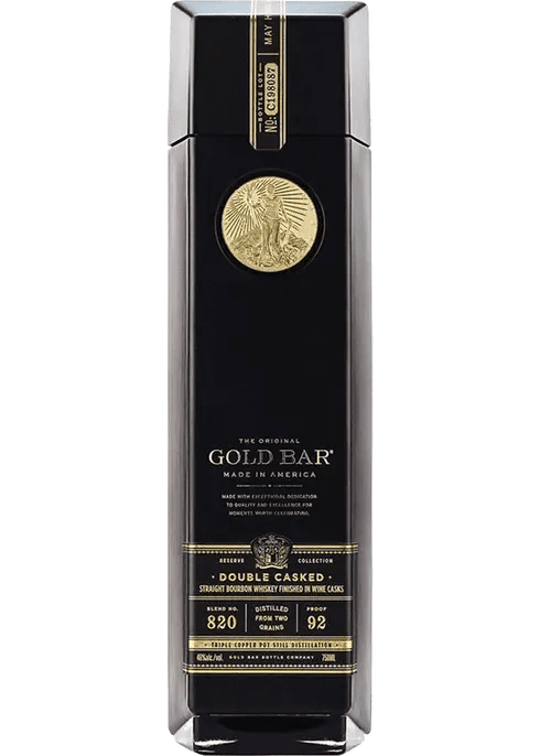 Gold Bar Double Casked Finished in Wine Casks Straight Bourbon Whiskey | 700ML at CaskCartel.com