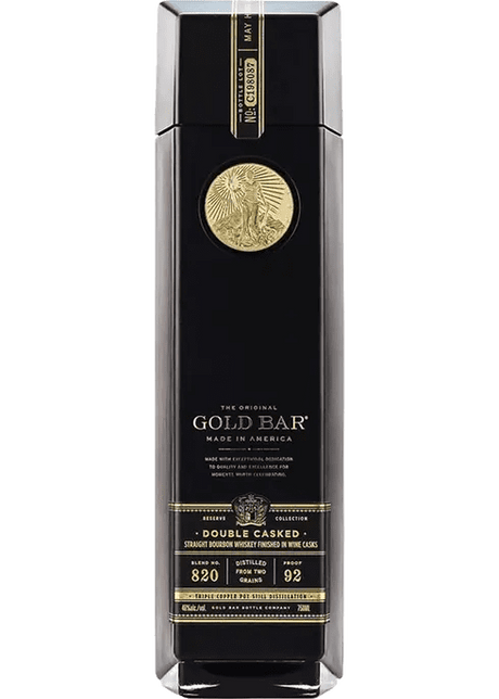 Gold Bar Double Casked Finished in Wine Casks Straight Bourbon Whiskey | 700ML at CaskCartel.com