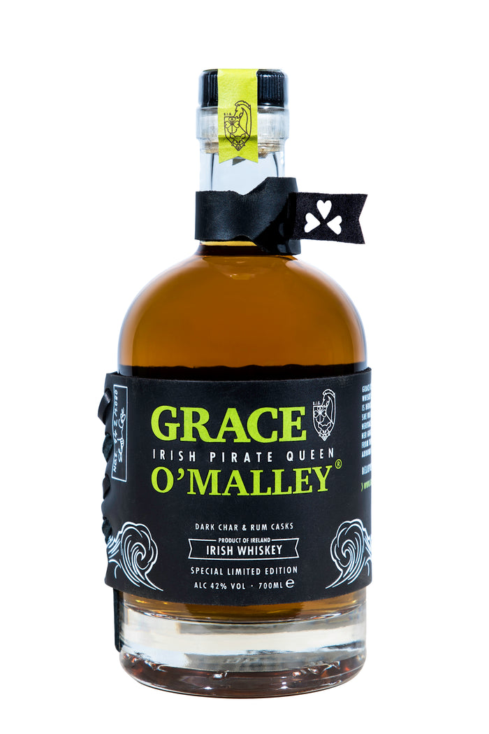Grace O'Malley Irish Pirate Queen Dark Char & Rum Cask Limited Edition Irish Whiskey