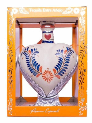 Grand Love Ceramic Heart Extra Anejo Tequilla - CaskCartel.com