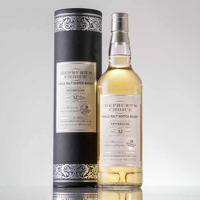 Fettercairn 12 Year Old (D.2001, B.2014) Hepburn's Choice Scotch Whisky | 700ML