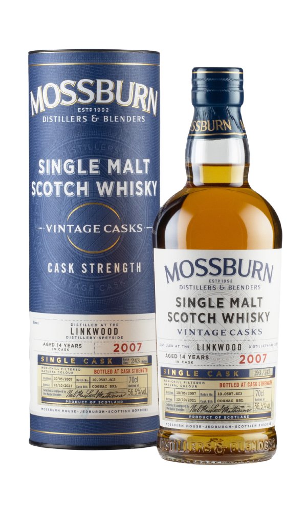 Linkwood Mossburn Single Cask 2007 14 Year Old Whisky | 700ML