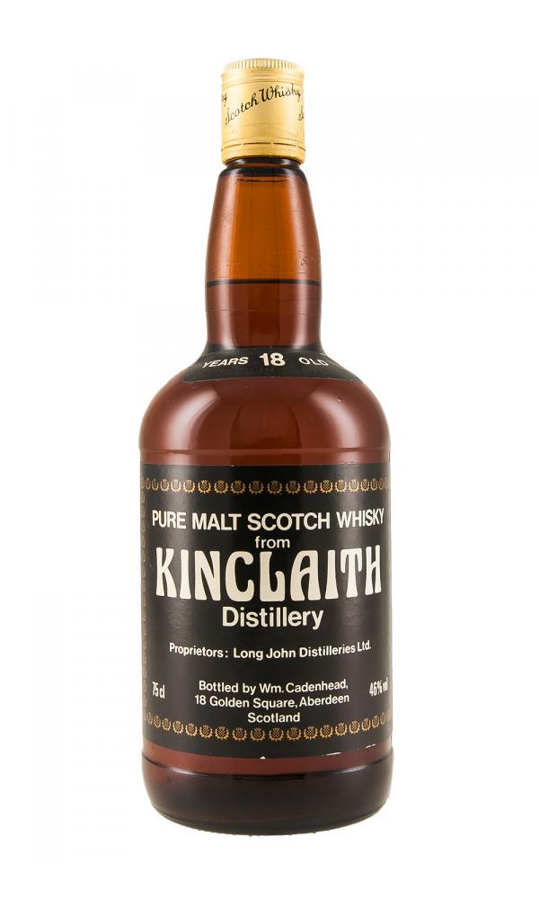 Kinclaith 18 Year Old Cadenheads c. 1970s Pure Malt Scotch Whisky | 700ML