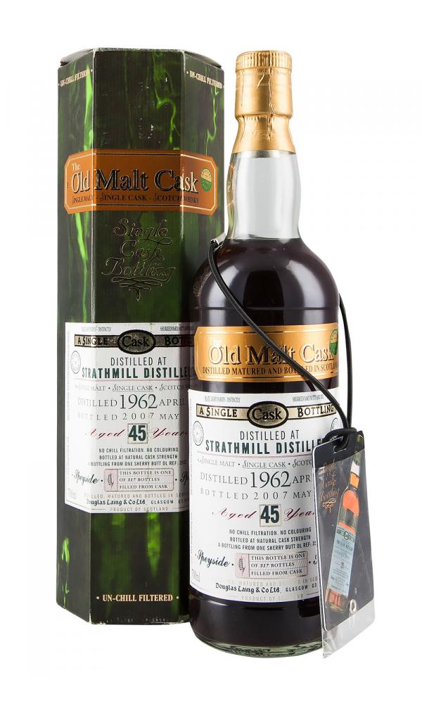 Strathmill 1962 45 Year Old Sherry Cask Old Malt Cask Speyside Single Malt Scotch Whisky at CaskCartel.com