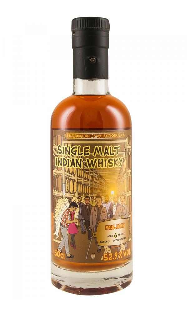 That Boutique-y Whisky Company Paul John 6 Year Old Batch #3 Single Malt Indian Whisky | 500ML