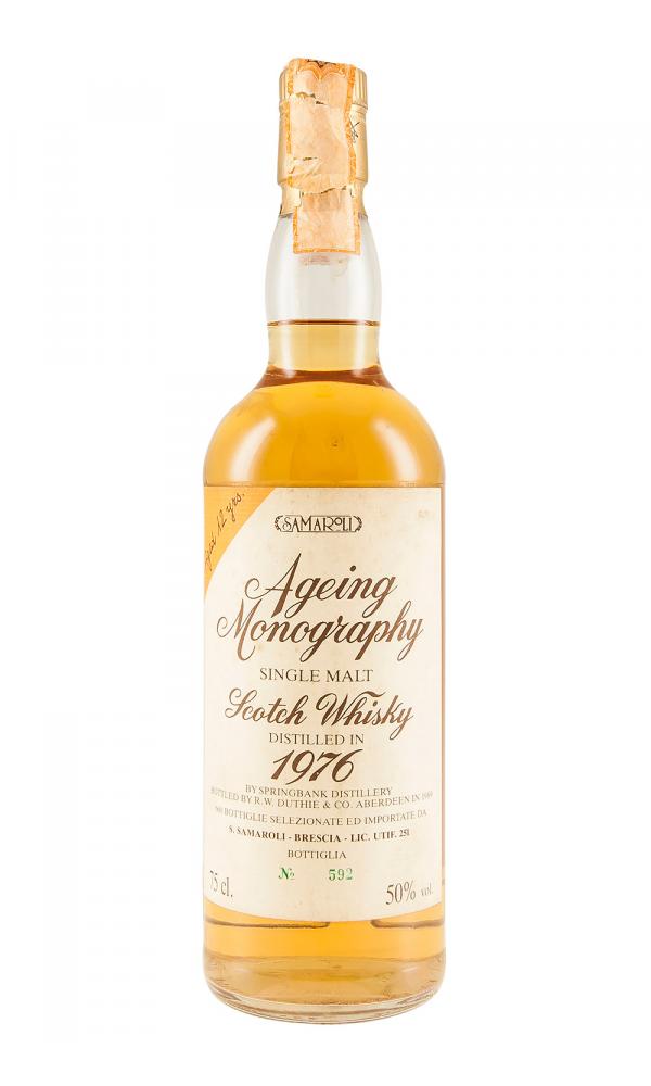 Springbank 1976 Samaroli 12 Year Old / Ageing Monography Single Malt Scotch Whisky