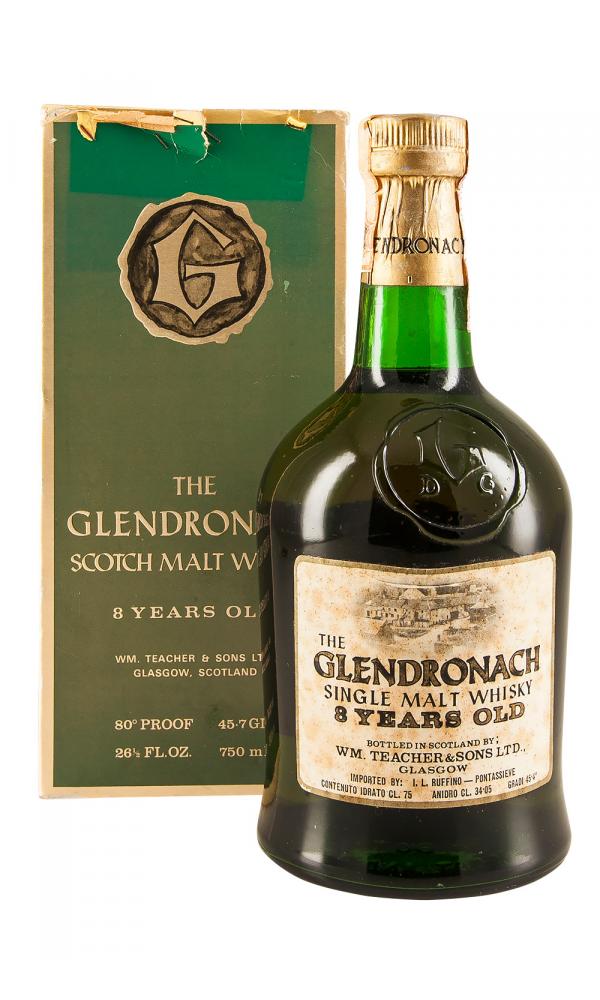 Glendronach 8 Year Old Teacher's 1960s / Ruffino Import Single Malt Whisky
