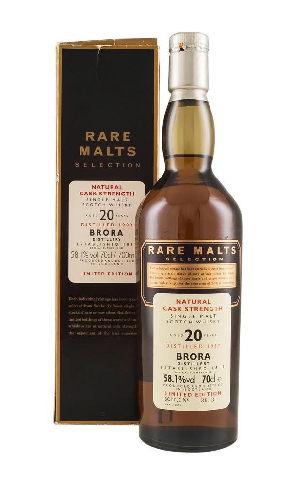 Brora 1982 20 Year Old Rare Malts Highland Single Malt Scotch Whisky | 700ML