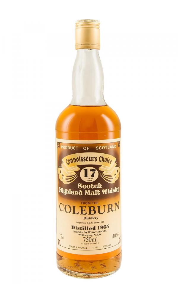 Coleburn 1965 17 Year Old Connoisseurs Choice Speyside Single Malt Scotch Whisky