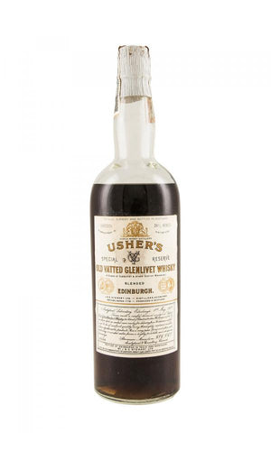 Usher's Old Vatted Glenlivet Bot.1920s Blended Malt Scotch Whisky at CaskCartel.com