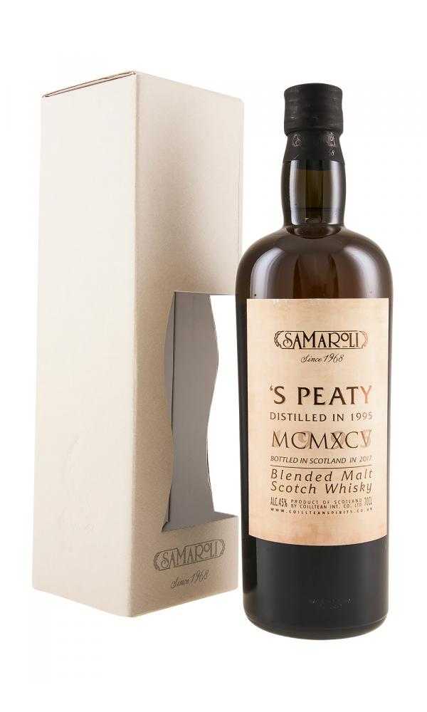 Samaroli 'S Peaty 1995 (bottled 2017) Blended Malt Scotch Whisky | 700ML at CaskCartel.com