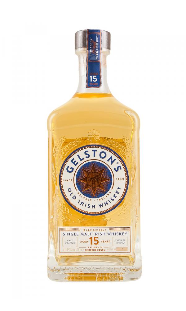 Gelston's 15 Year Old Irish Single Malt Whiskey | 700ML