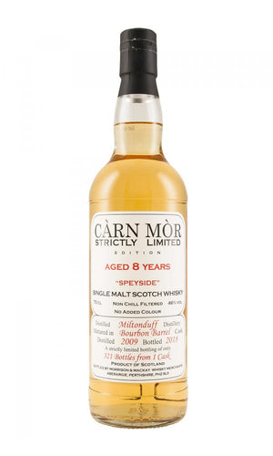Miltonduff 8 Year Old 2009 - Strictly Limited (Càrn Mòr) Single Malt Scotch Whisky | 700ML at CaskCartel.com