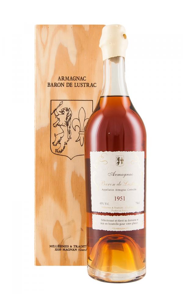 1951  Baron de Lustrac Vintage Armagnac | 700ML at CaskCartel.com